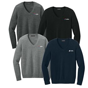 Ladies' Easy Care V-Neck Sweater. LSW2850