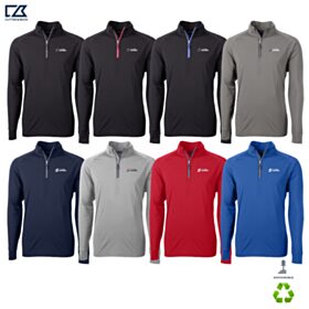C&B Men's Adapt Eco Knit Stretch Recycled 1/4-Zip. MCK01143 - DF/LC