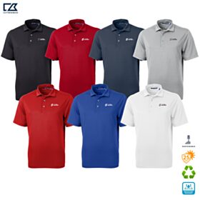 C&B Men's Virtue Light Pique Recycled Polo. MCK01144 - DF/LC