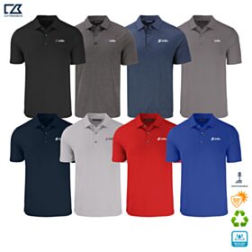 C&B Men's Forge Recycled Four-Way Stretch Polo. MCK01236 - DF/LC