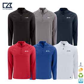 C&B Men's Prospect Recycled Featherlight 1/4-Zip. MCK01364 - DF/LC