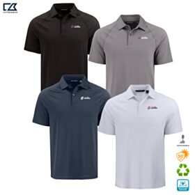 C&B Men's Prospect Recycled Featherlight Stretch Sport Polo. MCK01367 - DF/LC