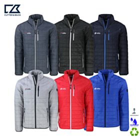 C&B Men's Rainier Insulated Recycled Full-Zip Puffer Jacket. MCO00018 - EMB/RC