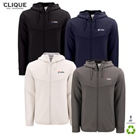 Clique Haven Recycled Full-Zip Hoodie. MQK00118