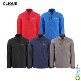 Clique Men's Tempest Waterproof Full-Zip Softshell Jacket. MQO00078