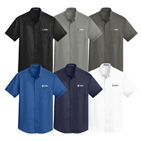 Men's Short Sleeve SuperPro Twill Shirt. S664