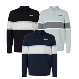 Swannies Men's Owen 1/4-Zip Colorblock Pullover. SWOQ500