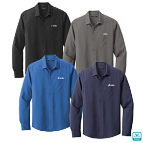 Men's Long Sleeve Performance Staff Shirt. W401