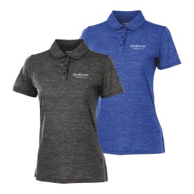 CR Ladies' Space Dye Polo Shirt. 2814