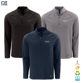 C&B Men's Prospect Recycled Featherlight 1/4-Zip. MCK01364 - DF/LC