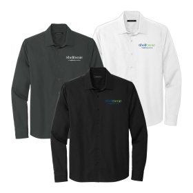 MERCER+METTLE&trade; Long Sleeve Stretch Woven Shirt MM2000