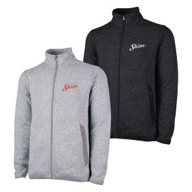 Men's Heathered Fleece Jacket. 9493