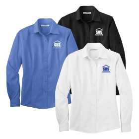 Ladies' Non-Iron Twill Shirt.  L638