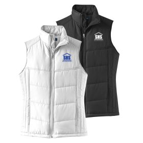 Ladies' Puffy Vest. L709