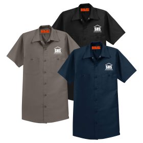 Red Kap&reg; Short Sleeve Industrial Work Shirt.  SP24