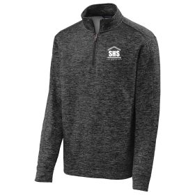 Men's Electric Heather Fleece 1/4-Zip Pullover. ST226