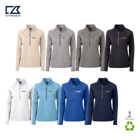 C&B Ladies' Adapt Recycled Knit Stretch 1/2-Zip Pullover. LCK00128 -DF/LC