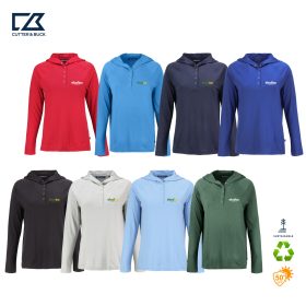 C&B Ladies' Coastline Eco Recycled Hooded Shirt. LCK00184 -DF/LC