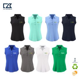 C&B Ladies' Forge Recycled Stretch Sleeveless Polo. LCK00197 -DF/LC