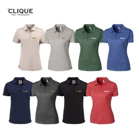 Clique Ladies' Charge Active Jersey Polo. LQK00079 -DF/LC