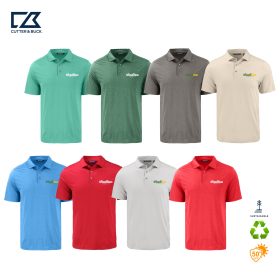 C&B Men's Coastline Recycled Polo. MCK01327 -DF/LC