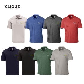 Clique Charge Active Men's Short Sleeve Polo. MQK00096 -DF/LC