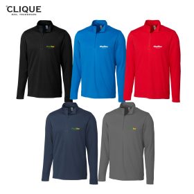 Clique Mens Ice Pique 1/2-Zip Tech . MQK00098 -DF/LC