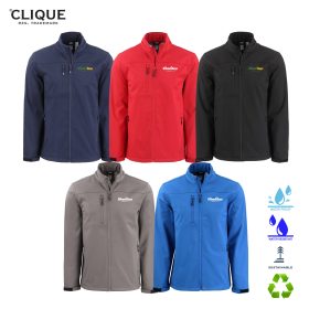 Clique Men's Tempest Waterproof Full-Zip Softshell Jacket. MQO00078