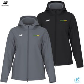 New Balance Ladies' Stratum Rain Jacket. TMWJ778 - DF/LC