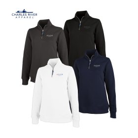 CR Ladies' Crosswind Quarter Zip Sweatshirt. 5459