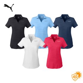Puma Golf Ladies' Cloudspun Free V-Neck Polo. 597695