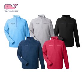 Vineyard Vines Men's Sankaty Quarter-Zip Pullover. K002709 - EMB/RC