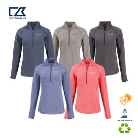 C&B Peshastin Fleece Recycled Ladies' Half Zip Pullover. LCK00182