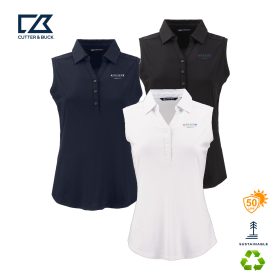 C&B Forge Eco Stretch Recycled Women's Sleeveless Polo. LCK00197 -DF/LC