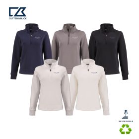 C&B Roam Epic Versatility Recycled Ladies Quarter Zip Pullover. LCK00209
