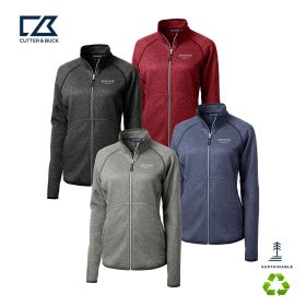 Cutter & Buck Mainsail Sweater-Knit Womens Full Zip Jacket. LCO00059