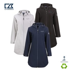Cutter & Buck Camano Everyday Stretch Recycled Womens Water Resistant Jacket. LCO00077
