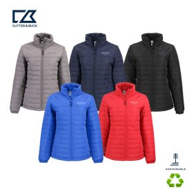 Clique Elevation Eco Full Zip Ladies Puffer Jacket. LQO00063