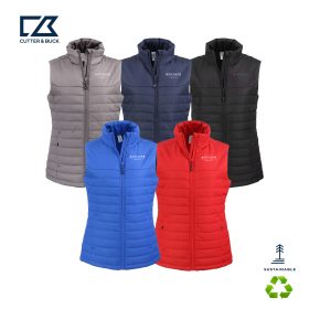 Clique Elevation Eco Full Zip Ladies Puffer Vest. LQO00064