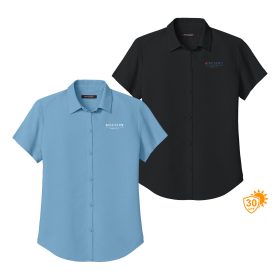 Ladies' Short Sleeve UV Dock Side Shirt. LW963