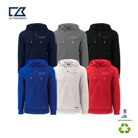 C&B Roam Epic Versatility Half Zip Recycled Mens Hooded Pullover. MCK01279
