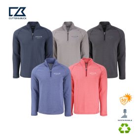 C&B Peshastin Fleece Recycled Men's Half Zip Pullover. MCK01325