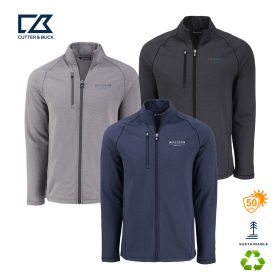 C&B Peshastin Fleece Recycled Mens Full Zip Jacket. MCK01326