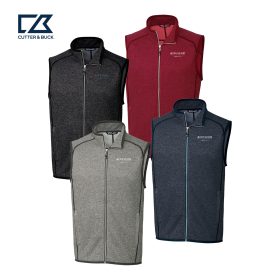 C&B Men's Sweater Knit Full Zip Vest. MCO00047