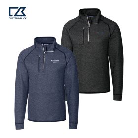 Cutter & Buck Mainsail Sweater-Knit Mens Half Zip Pullover Jacket. MCO00049