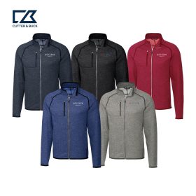 Cutter & Buck Mainsail Sweater-Knit Mens Full Zip Jacket. MCO00050