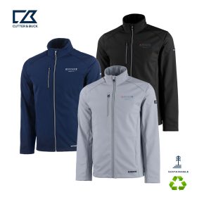 Cutter & Buck Evoke Eco Softshell Recycled Full Zip Mens Jacket. MCO00078
