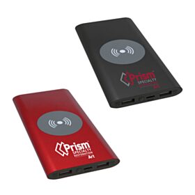 ART - 8000MAH Power Bank & Wireless Charger with USB-C Cord. PWR801C