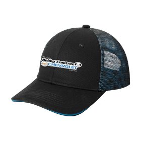 Double Mesh Snapback Sandwich Bill Cap. C818-EMB