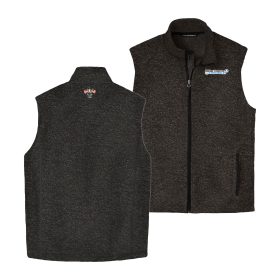 Men's Sweater Fleece Vest. F236-EMB/LC/BC
